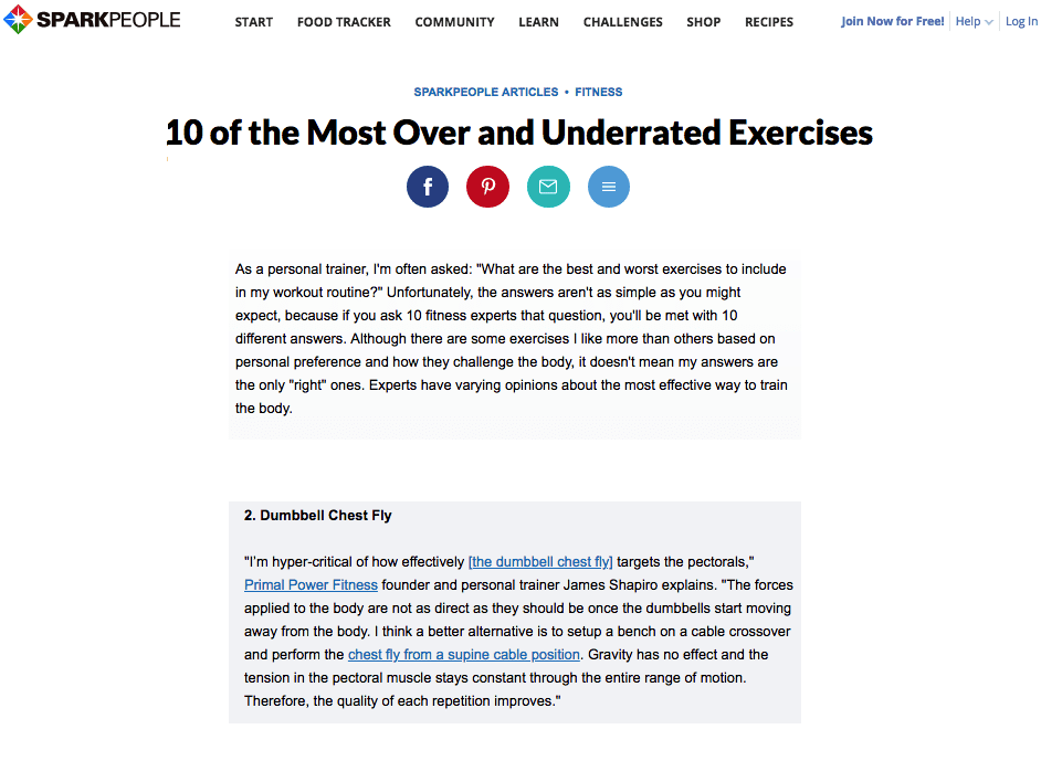 Sparkpeople-10-Most-Overrate-Exercises